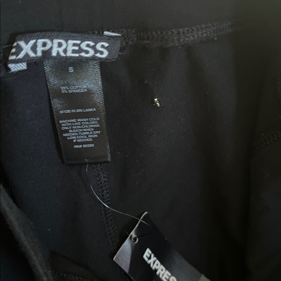 Express Sexy Cut Out Black Leggings Size Small - Picture 8 of 8